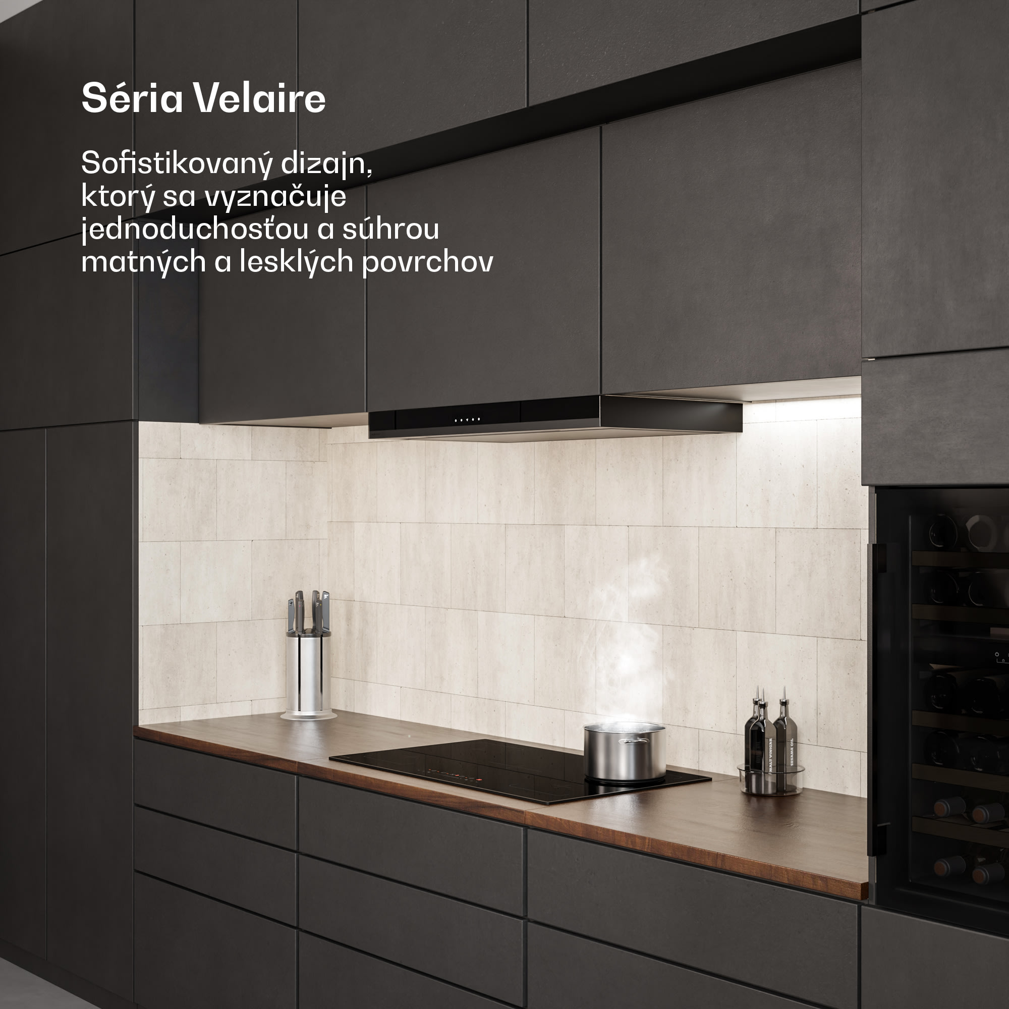Klarstein Velaire indukčná varná doska | Elegantná, minimalistická, výkonná | 5 varných zón | 7200 W | 90 cm – Obrázok 2