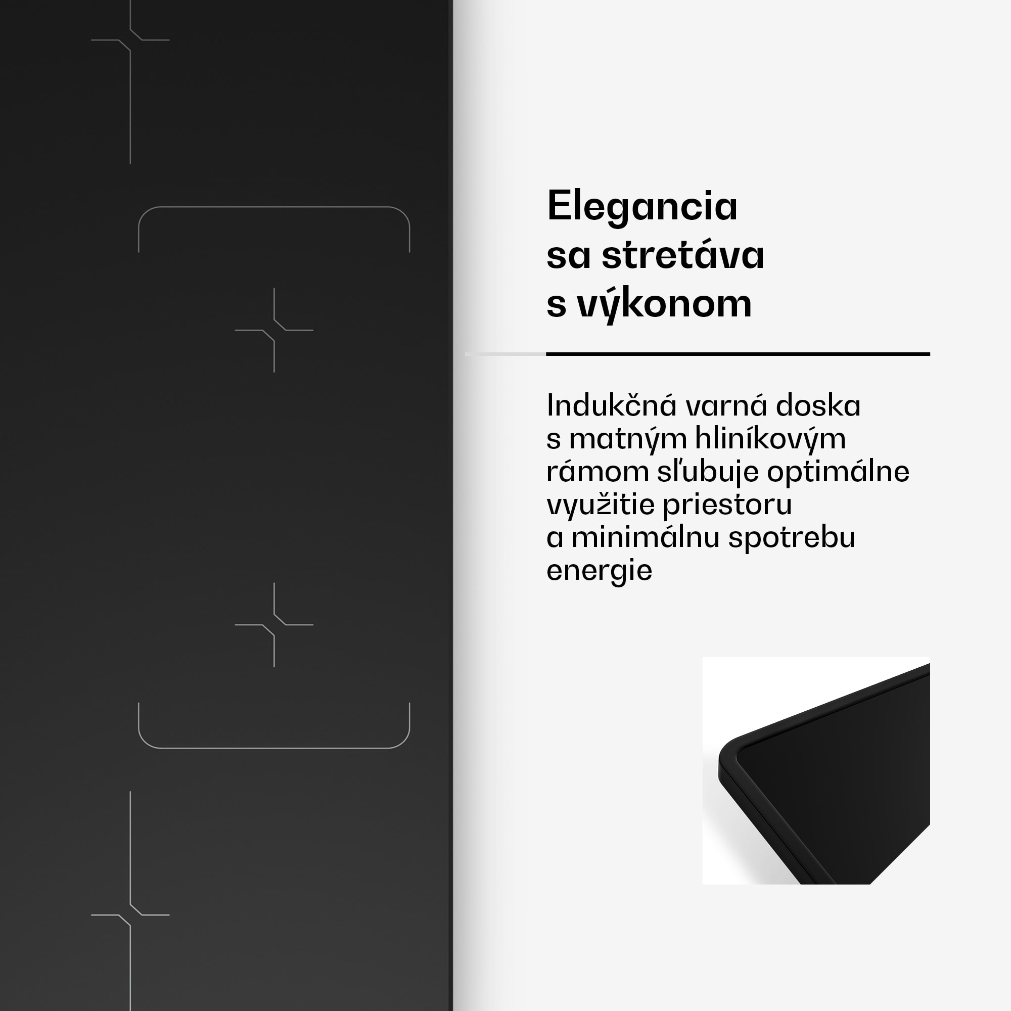Klarstein Velaire úzke indukčné varné dosky | Elegantné, minimalistické, výkonné | 4 varné zóny | 7000 W | 90 cm – Obrázok 4