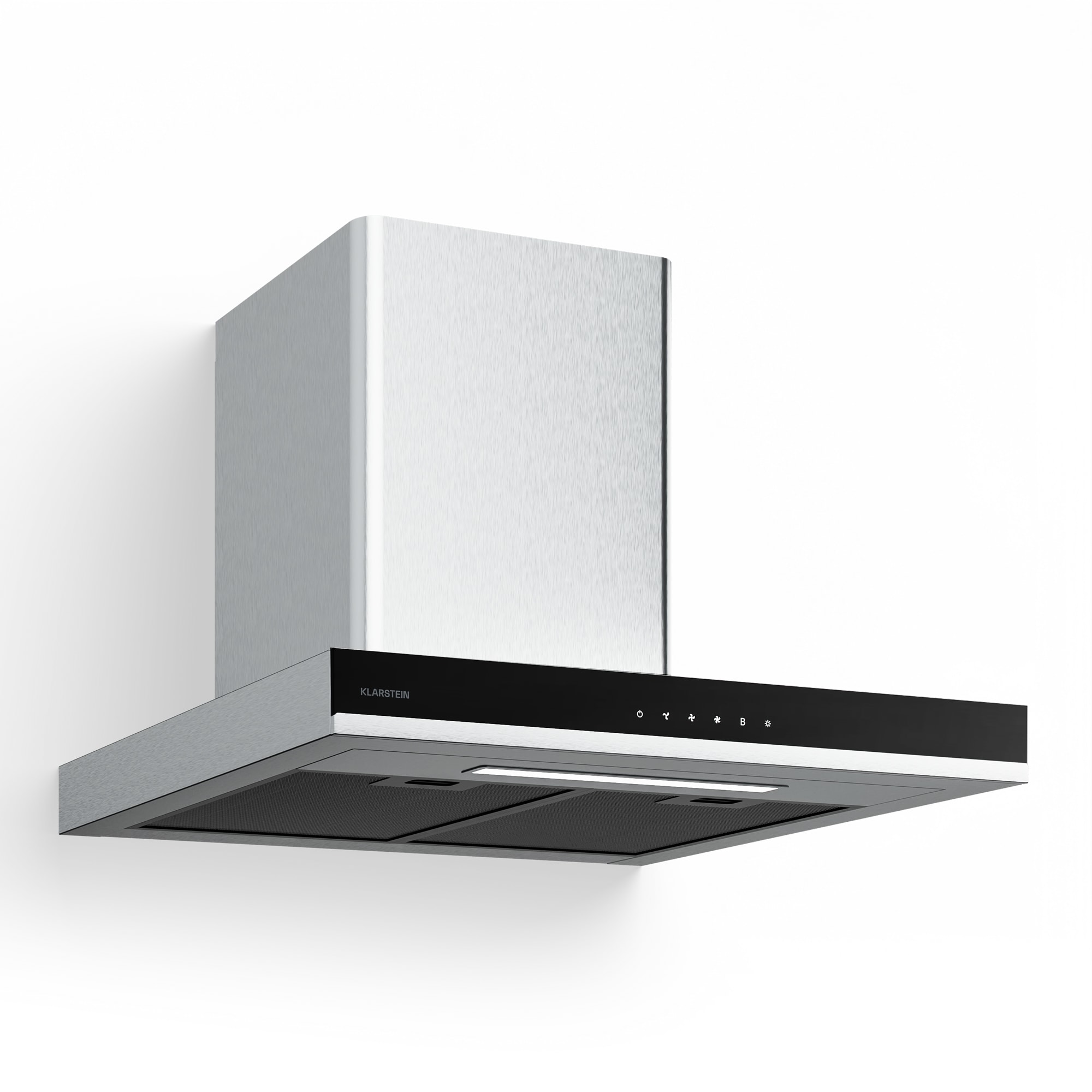 Klarstein Verosteel digestor 60 cm | Elegantný, minimalistický, výkonný | Trieda energetickej účinnosti A++ | 881,6 m³/h