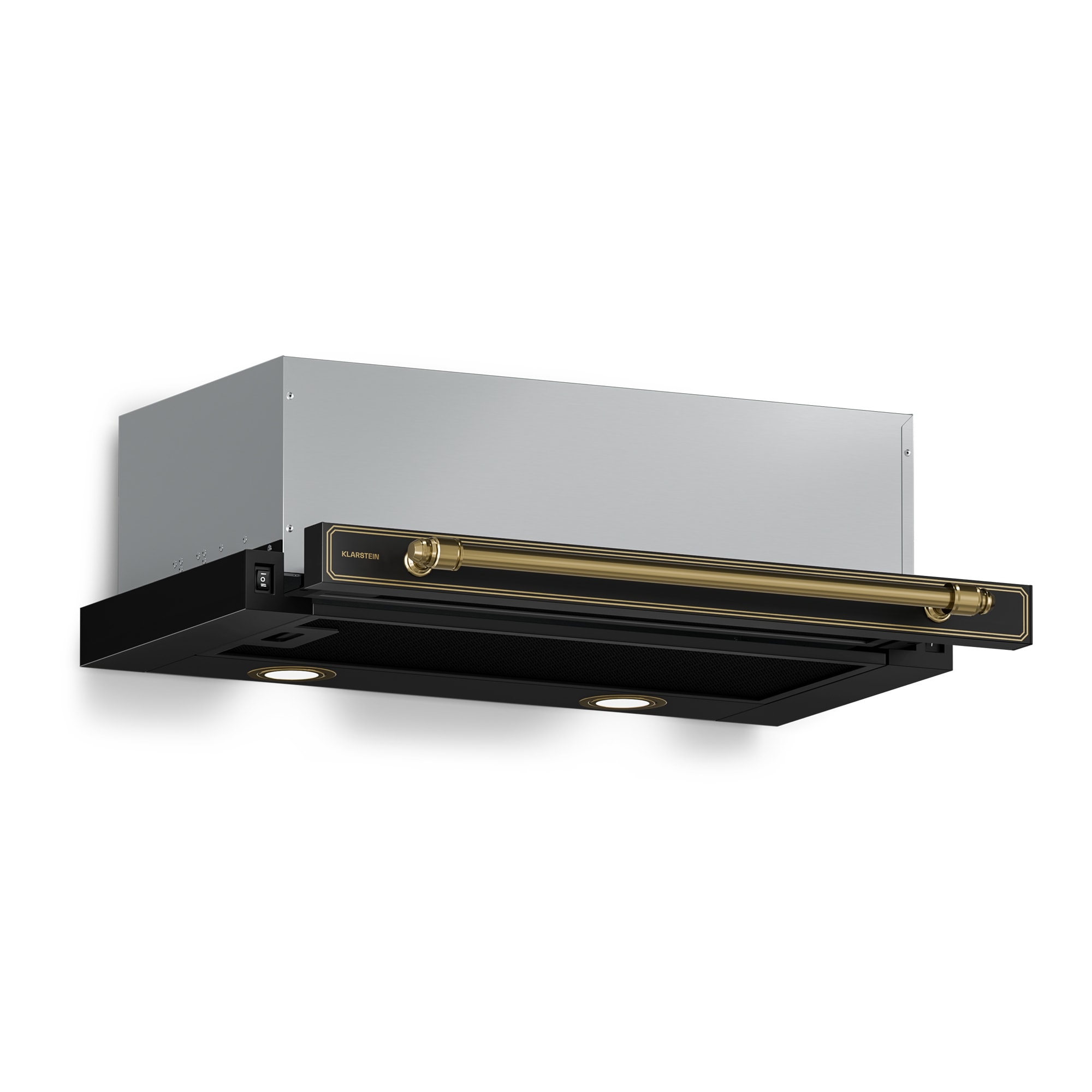 Klarstein Victoria vysúvacia digestor Elegant, retro inšpirovaný, nadčasový EEC A++ 375 m³/h 60 cm
