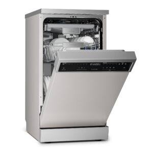 Klarstein Verosteel voľne stojaca umývačka riadu | Minimalistická, kompaktná, elegantná | EEC B | 45 cm