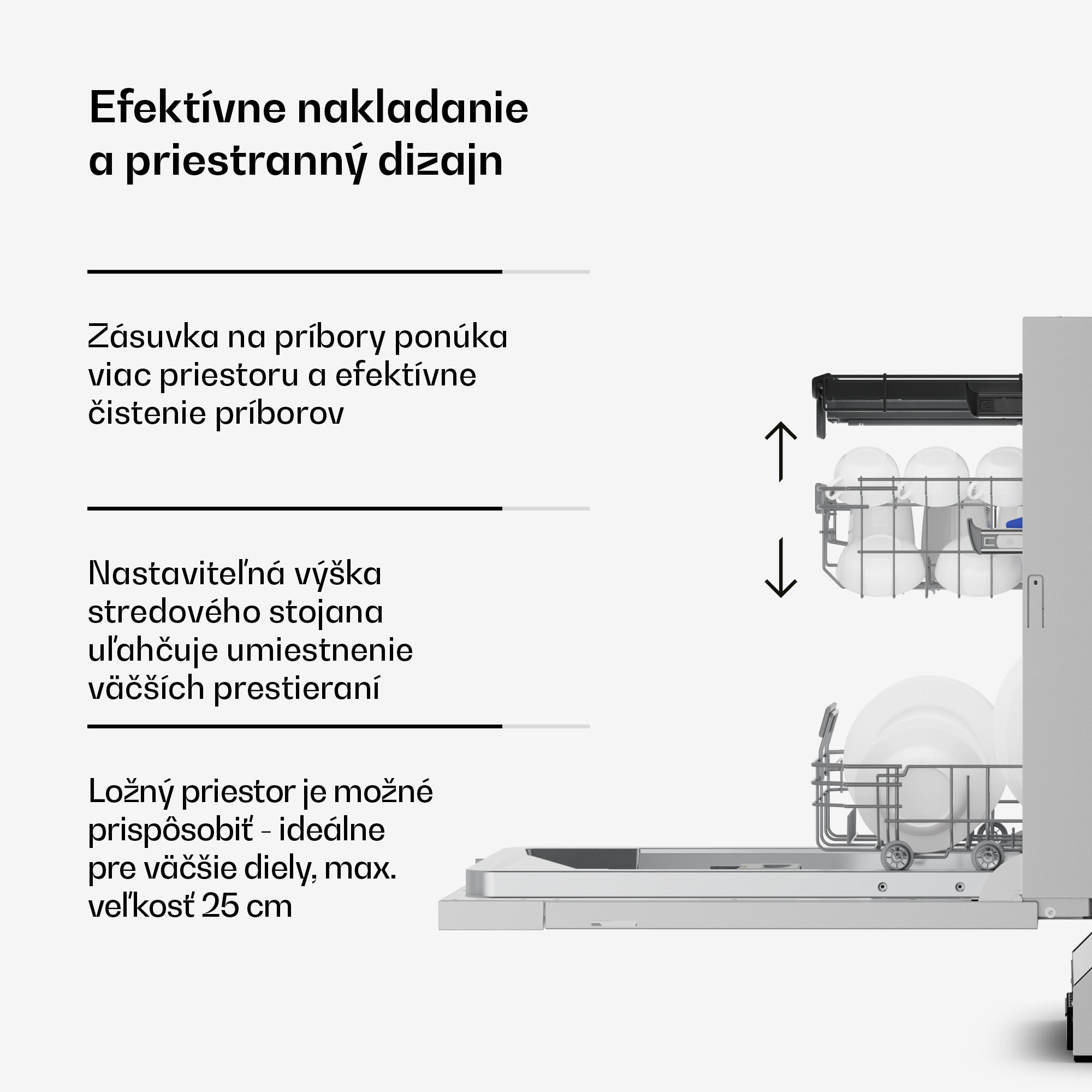 Klarstein Velaire plne integrovaná umývačka riadu (45 cm) | Praktický minimalizmus a vysoký výkon – Obrázok 5