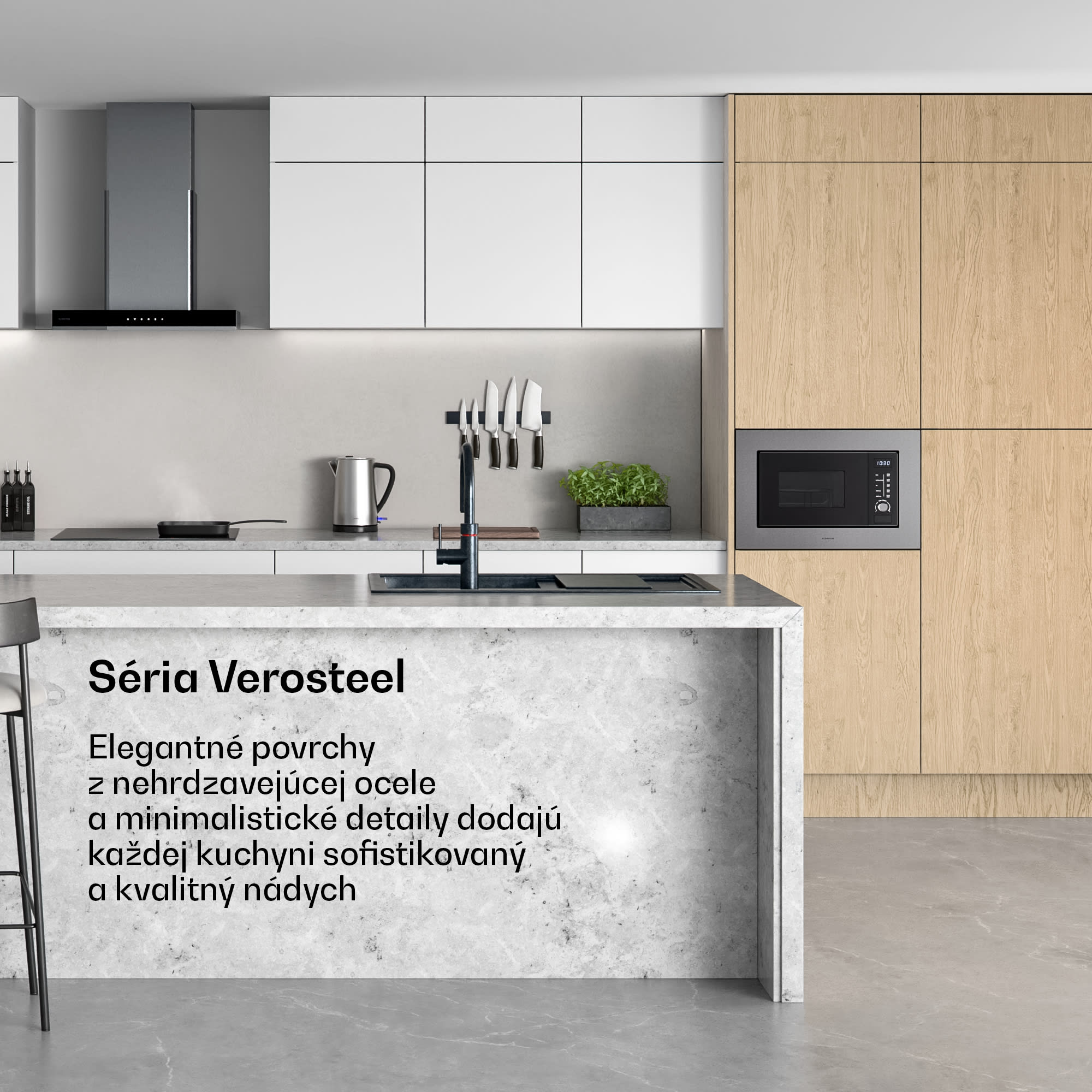 Klarstein Verosteel vstavaná mikrovlnná rúra s grilom | 800 W gril | 700 W mikrovlnka | 60 cm – Obrázok 2