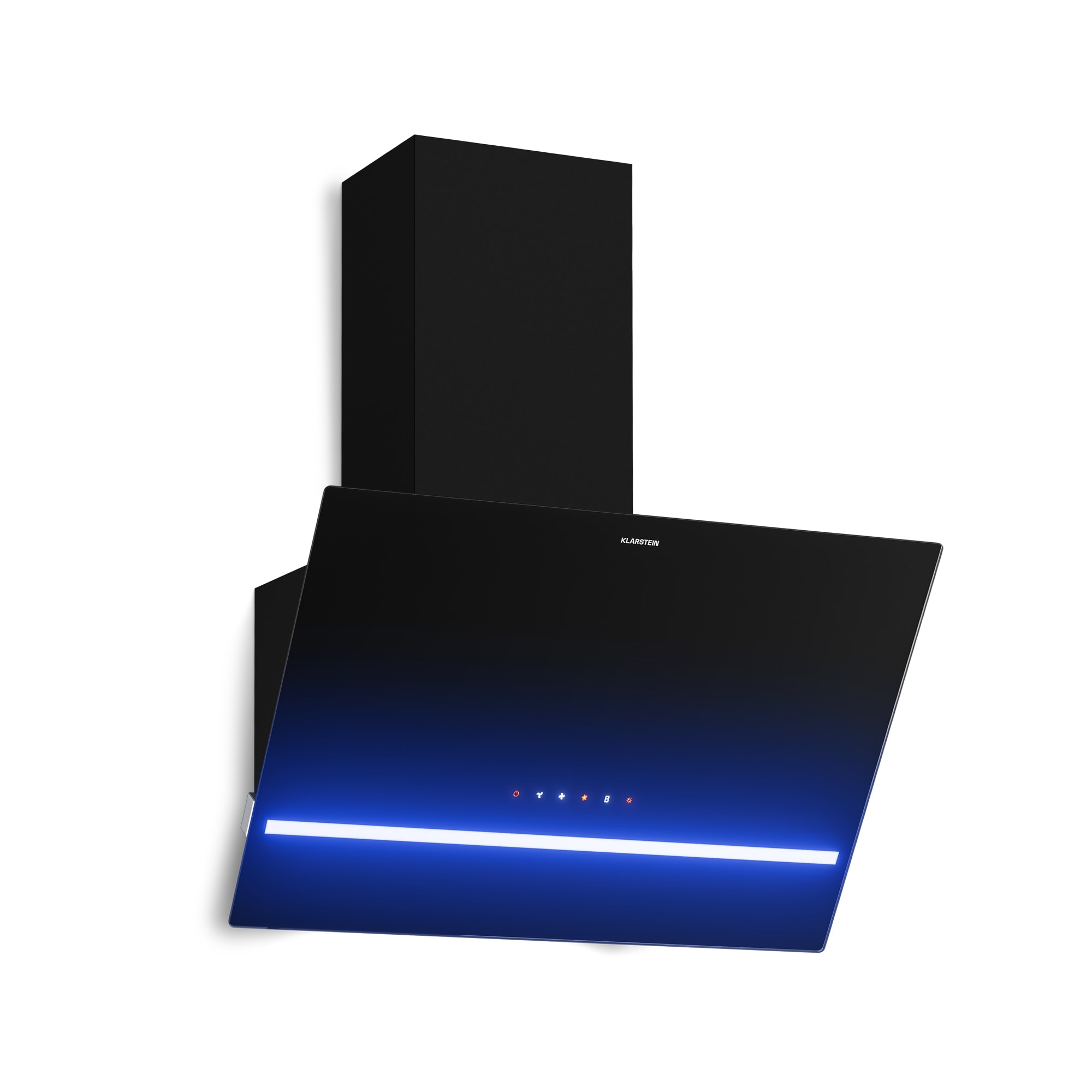 Klarstein Illuminosa bezhlavá digestoř | odťahový a recirkulačný režim | minimalistická | 818 m³/h | 60 cm