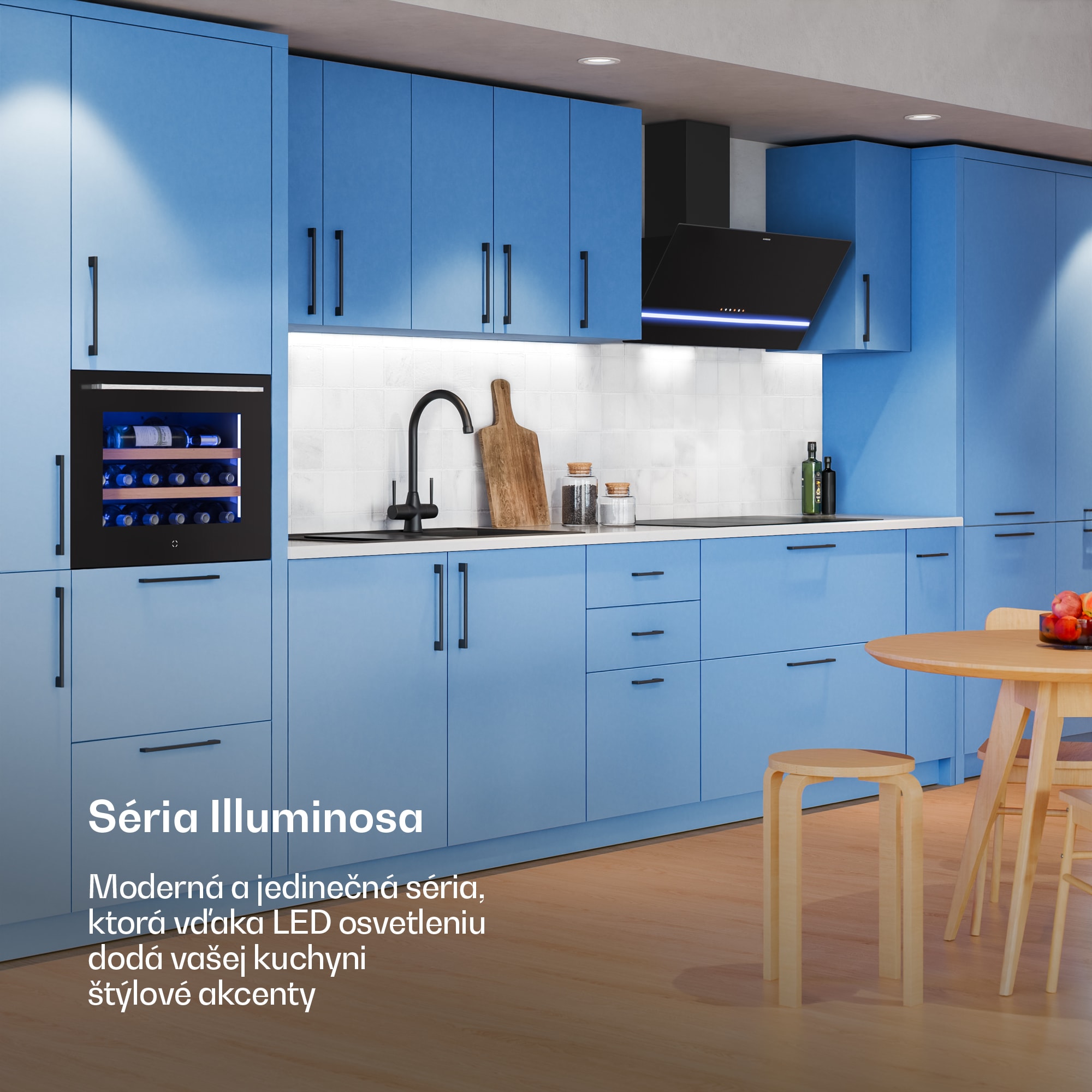 Klarstein Illuminosa komínová digestoř | odťahový a recirkulačný režim | minimalistická | 818 m³/h | 90 cm – Obrázok 2