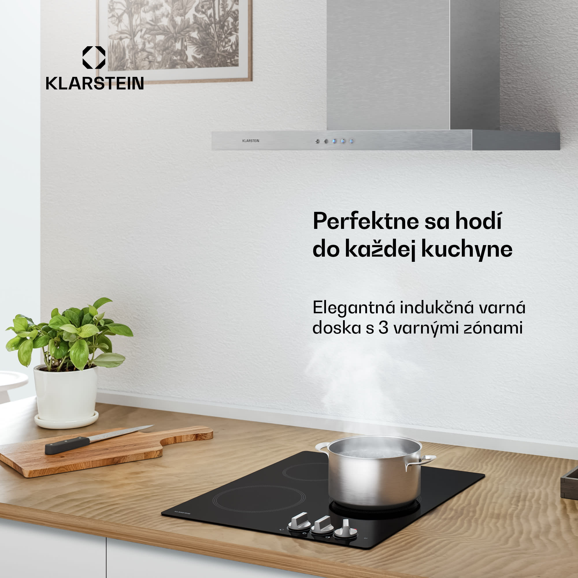 Klarstein Kochheld indukčná varná doska | Elegantná a výkonná | 3 varné zóny | 5 700 W | 45 cm – Obrázok 2