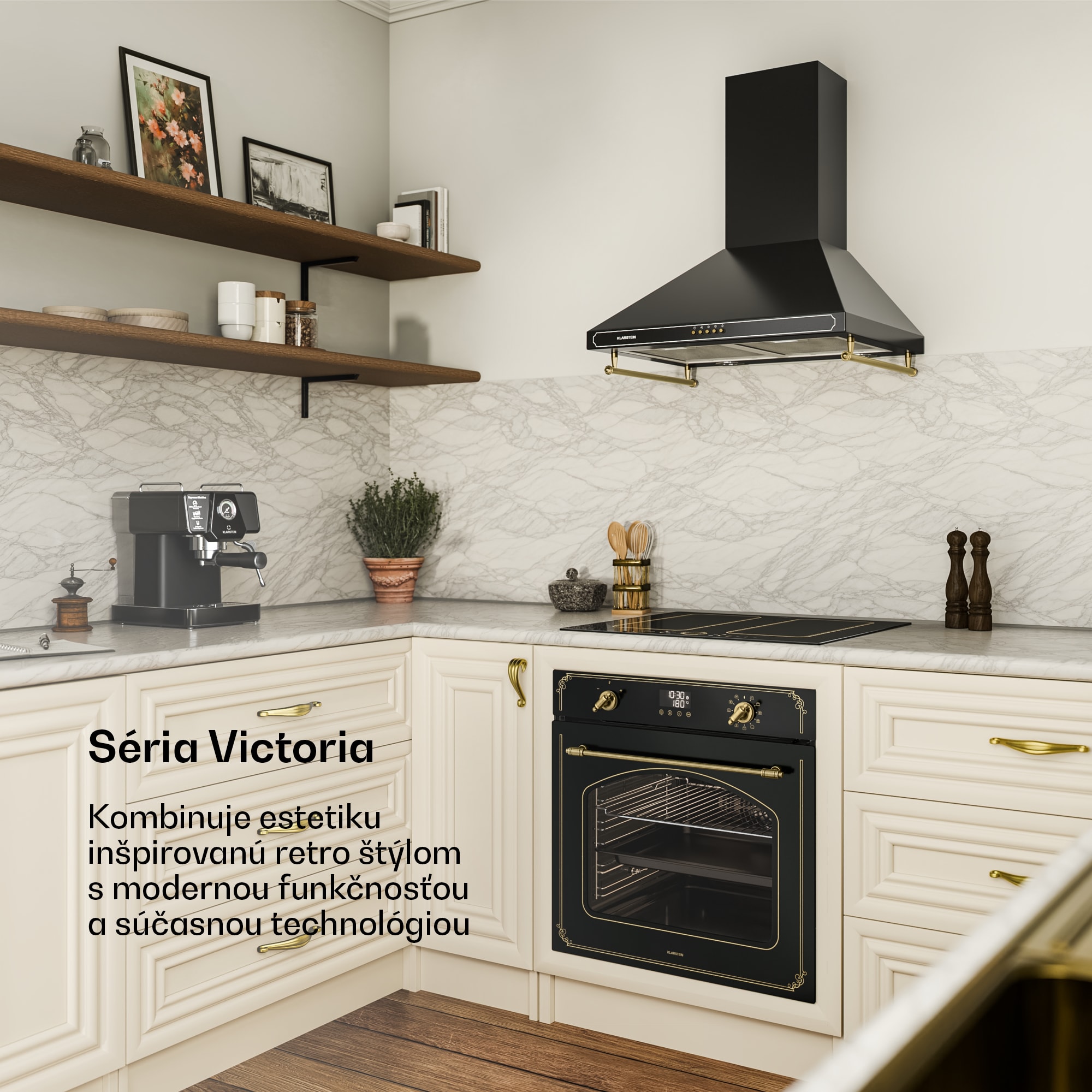 Klarstein Victoria Pyro rúra | Elektrický sporák s pyrolýzou | 3150 W | 76 l | 60 cm – Obrázok 2