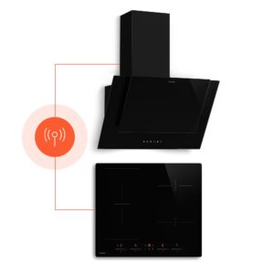 Klarstein HaloSync indukčná varná doska a digestor | 4 varné zóny | 8400 W | 632 m³/h | 60 cm
