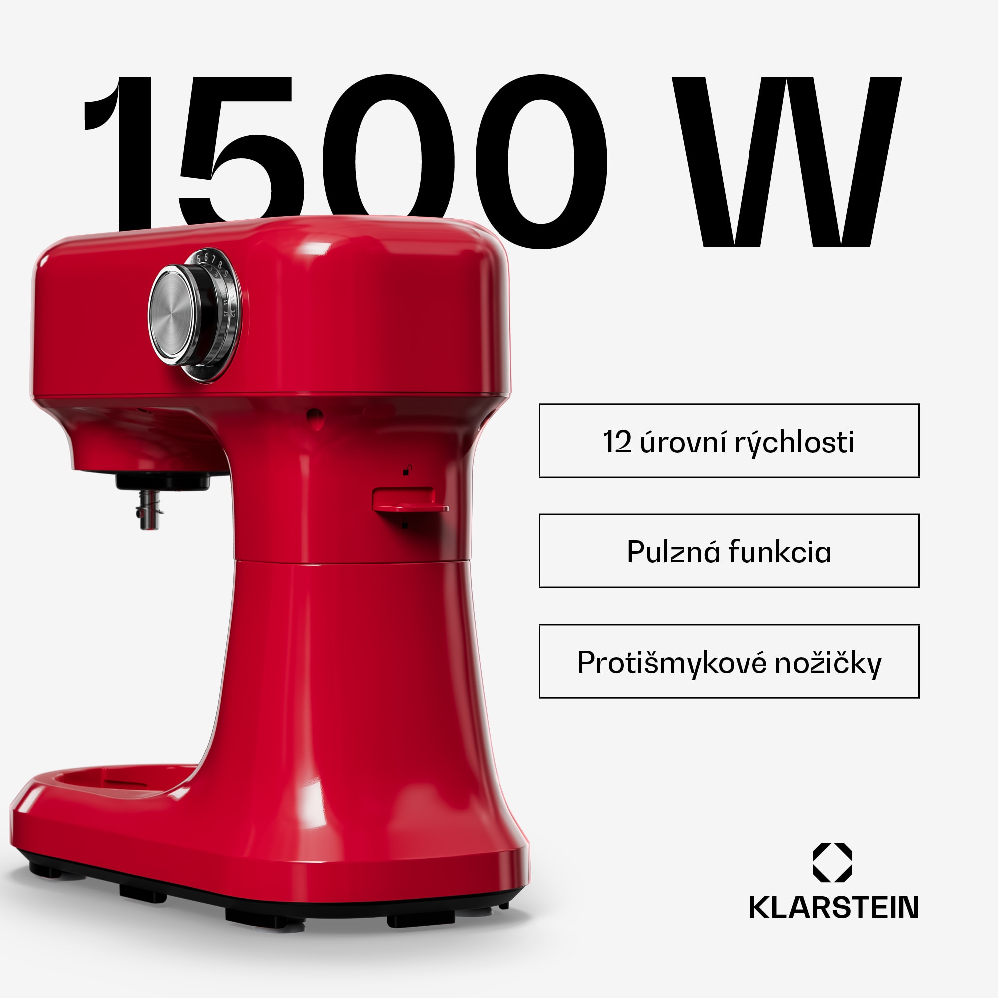 Klarstein Bella Evo kuchynský robot | Planetárny miešací systém | 3 miešacie nadstavce | 1500 W | 5 l – Obrázok 4