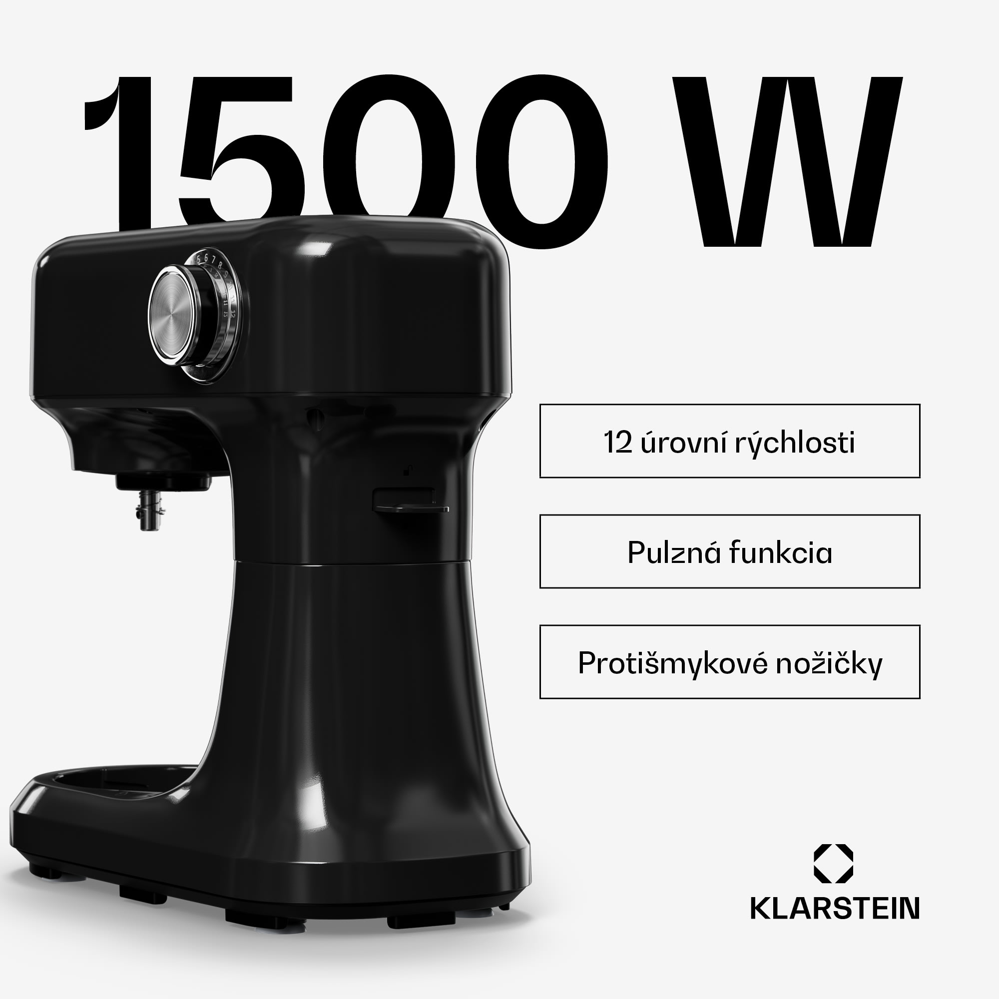 Klarstein Bella Evo kuchynský robot | Planetárny miešací systém | 3 miešacie nadstavce | 1500 W | 5 l – Obrázok 4
