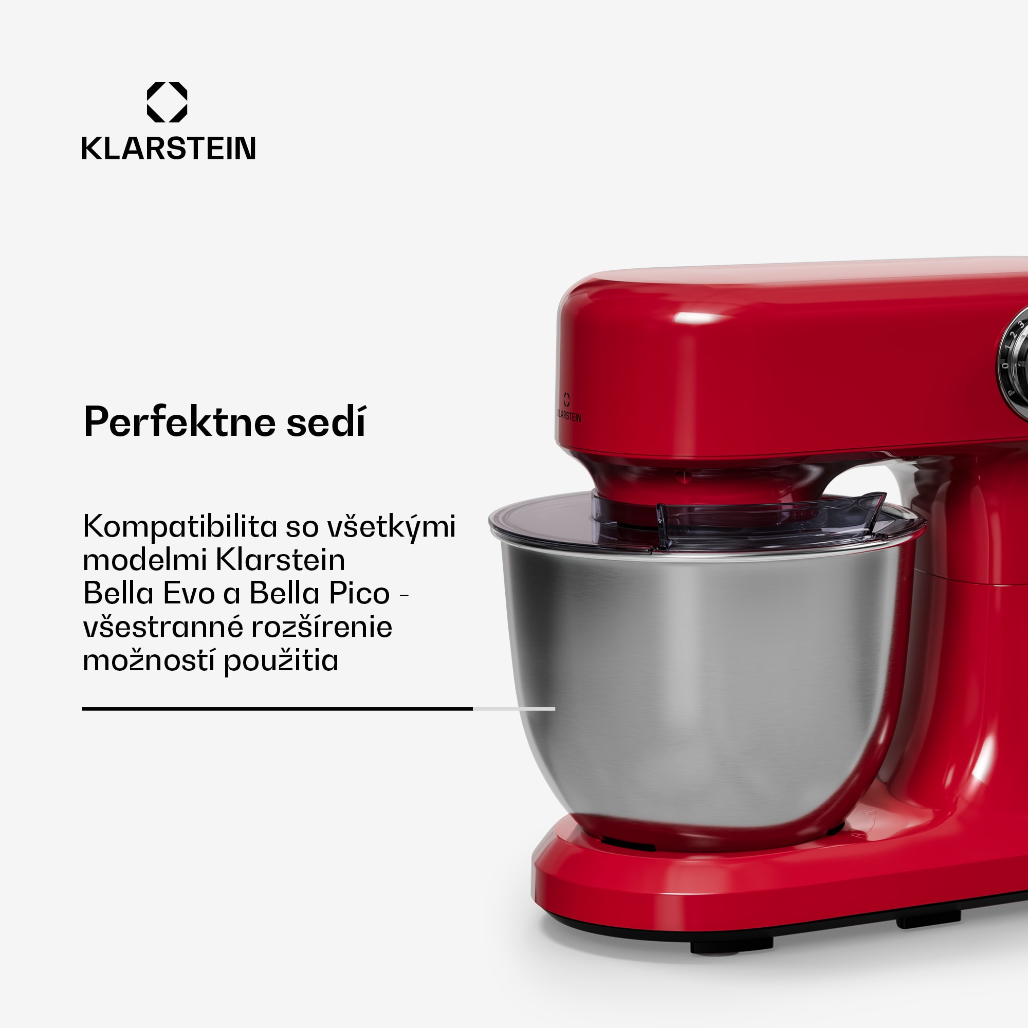 Klarstein Bella Evo/Bella Pico miešacia misa | Nerezová oceľ | 5 litrov | 0,6 kg cesta | Vhodná do umývačky riadu – Obrázok 2