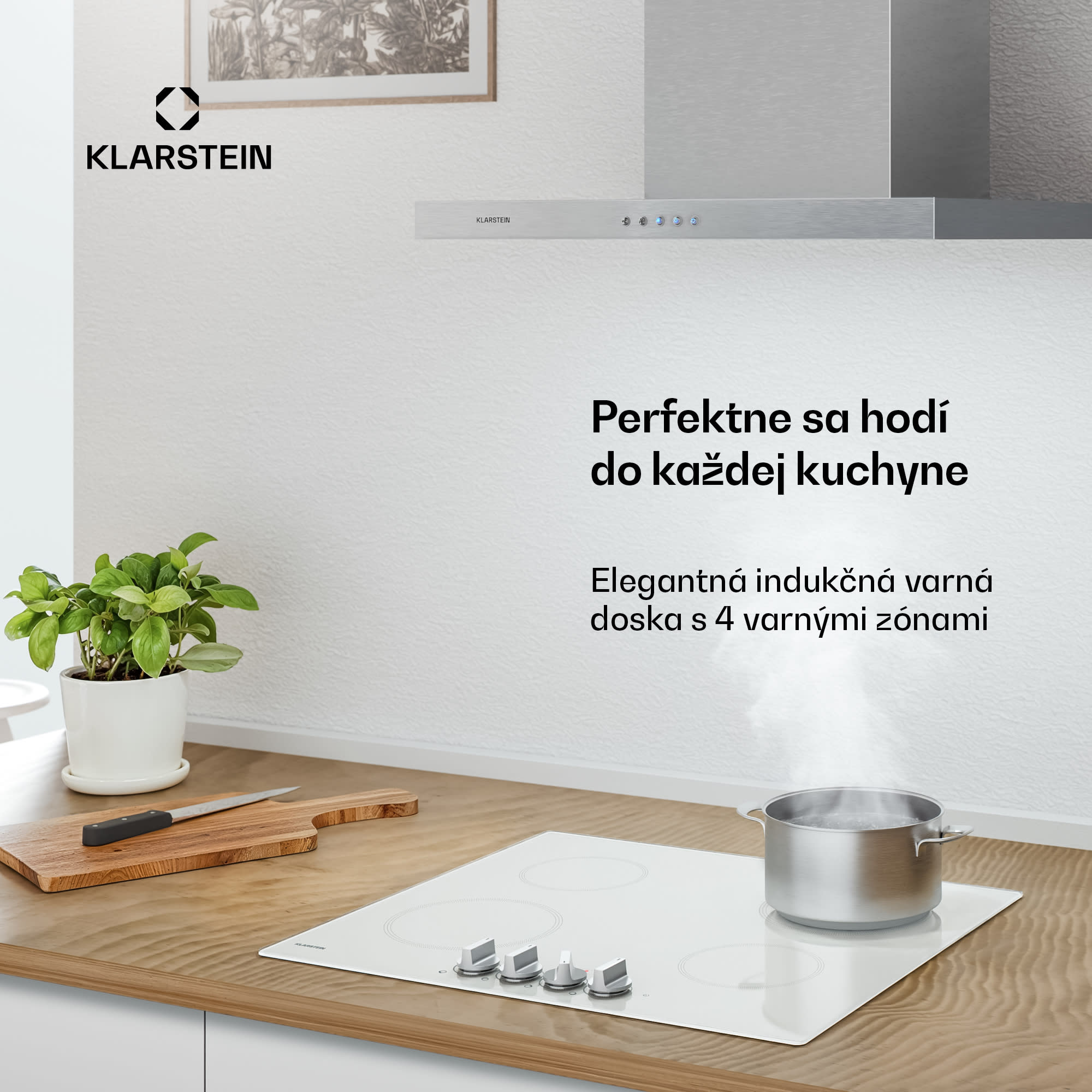 Klarstein Kochheld indukčná varná doska | Elegantná a výkonná | 4 varné zóny | 7000 W | 60 cm – Obrázok 2