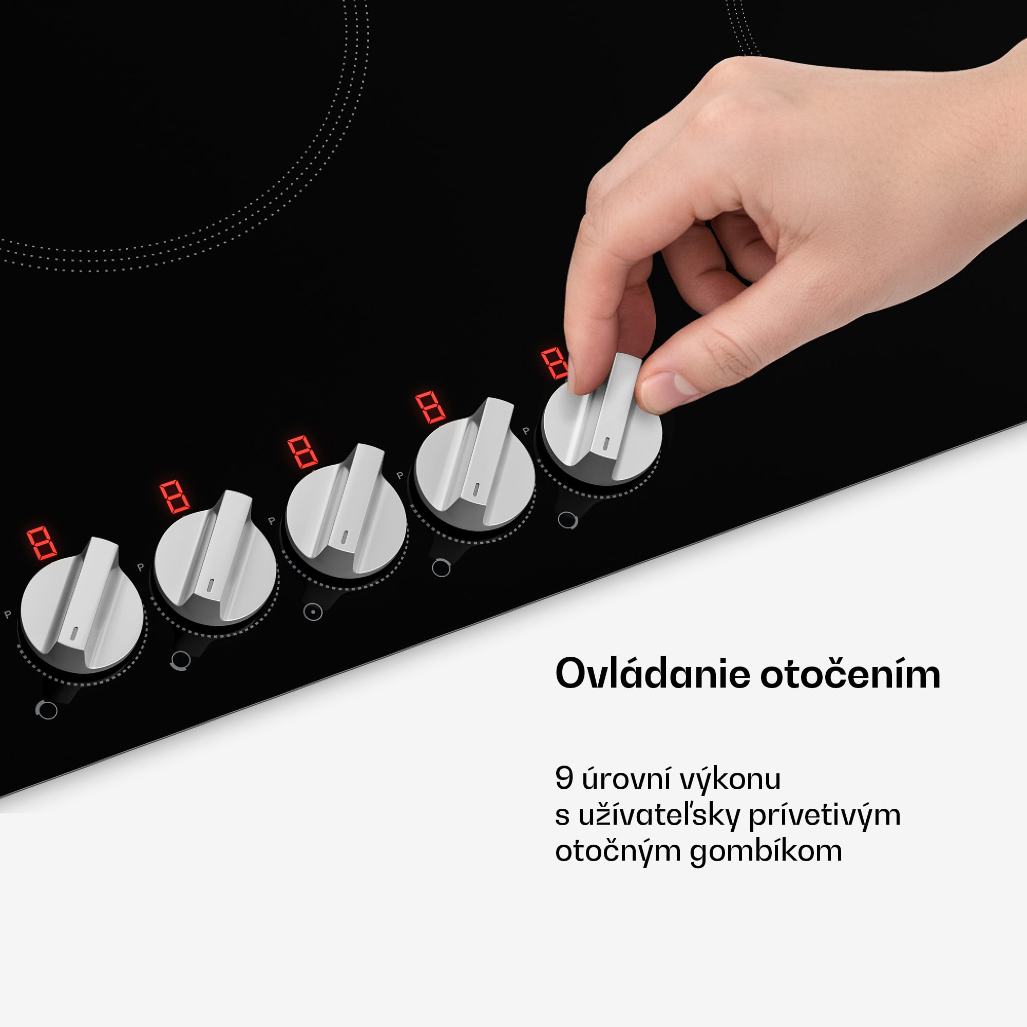 Klarstein Kochheld indukčná varná doska | Elegantná a výkonná | 5 varných zón | 8700 W | 90 cm – Obrázok 4