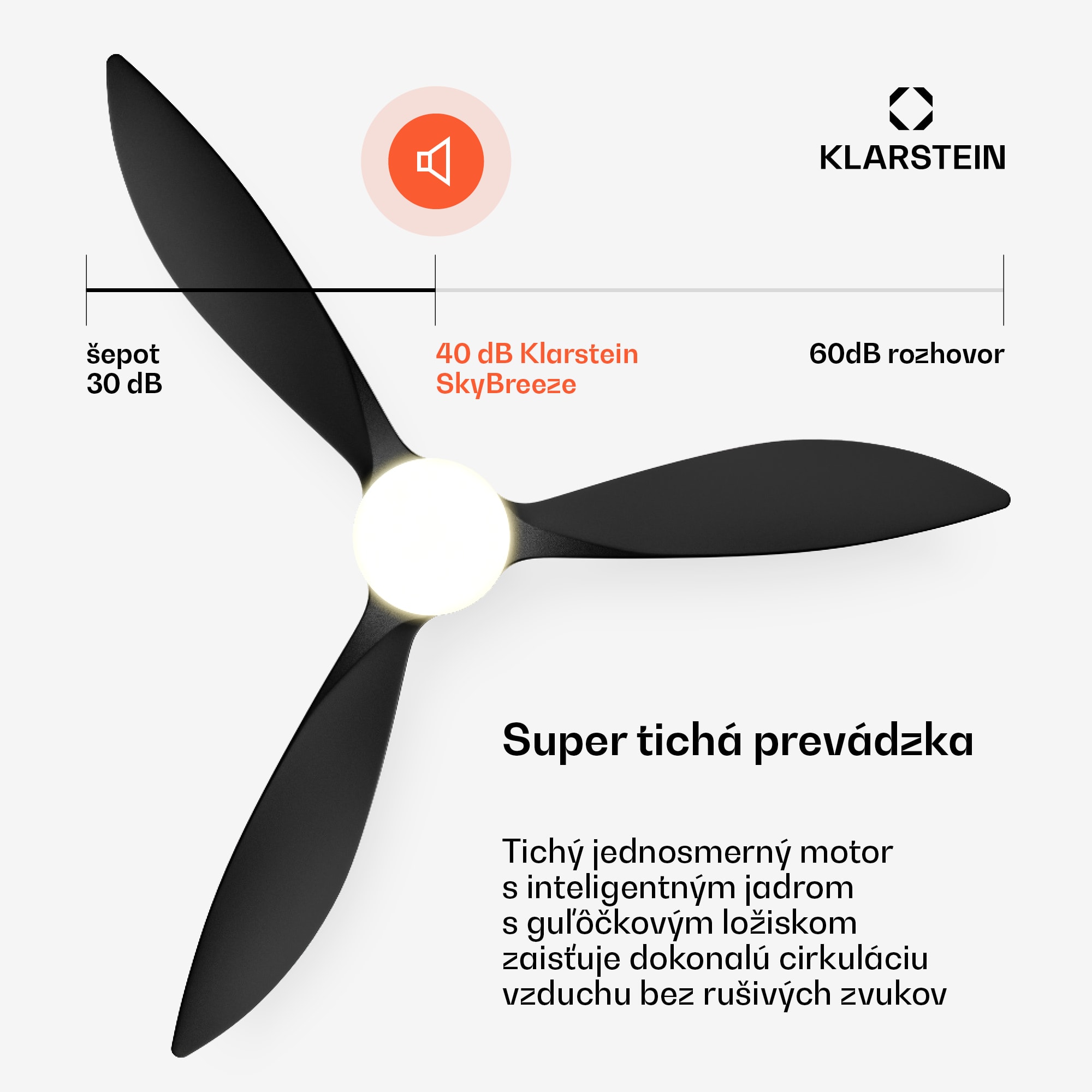 Klarstein SkyBreeze inteligentný stropný ventilátor so svetlom | 132 cm | 27 W | Tichý | LED | Drevo – Obrázok 5