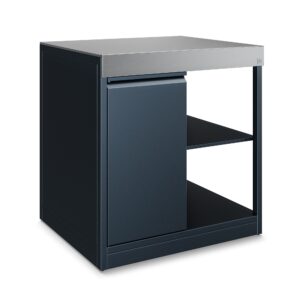 Klarstein WaldChef Outdoor kuchyňa | Kuchynská skrinka | Nerezová pracovná doska | Odolná voči poveternostným vplyvom | 90 x 90 cm