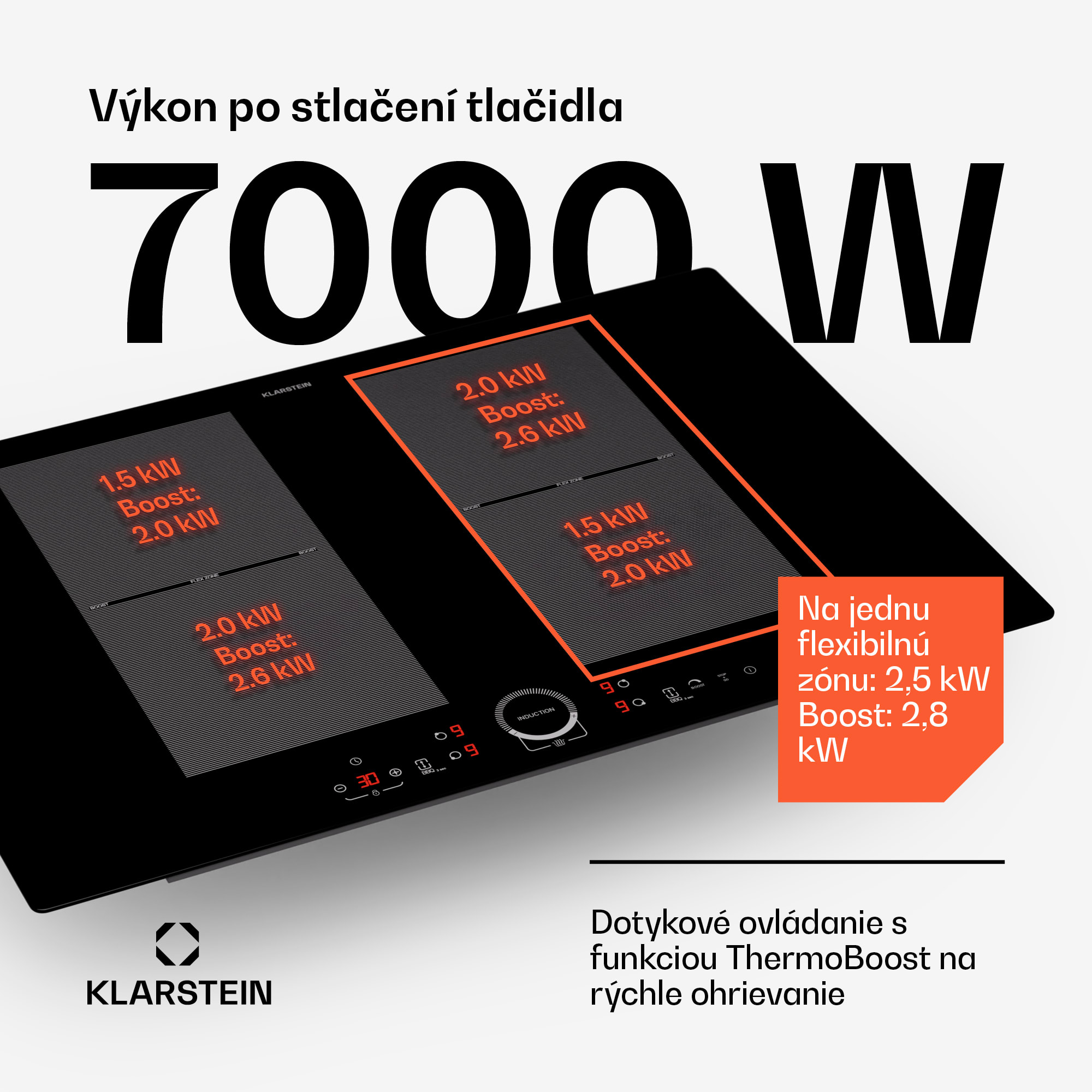 Klarstein Gourmet duo, digestor a indukčná varná doska, výkonné a moderné – Obrázok 3
