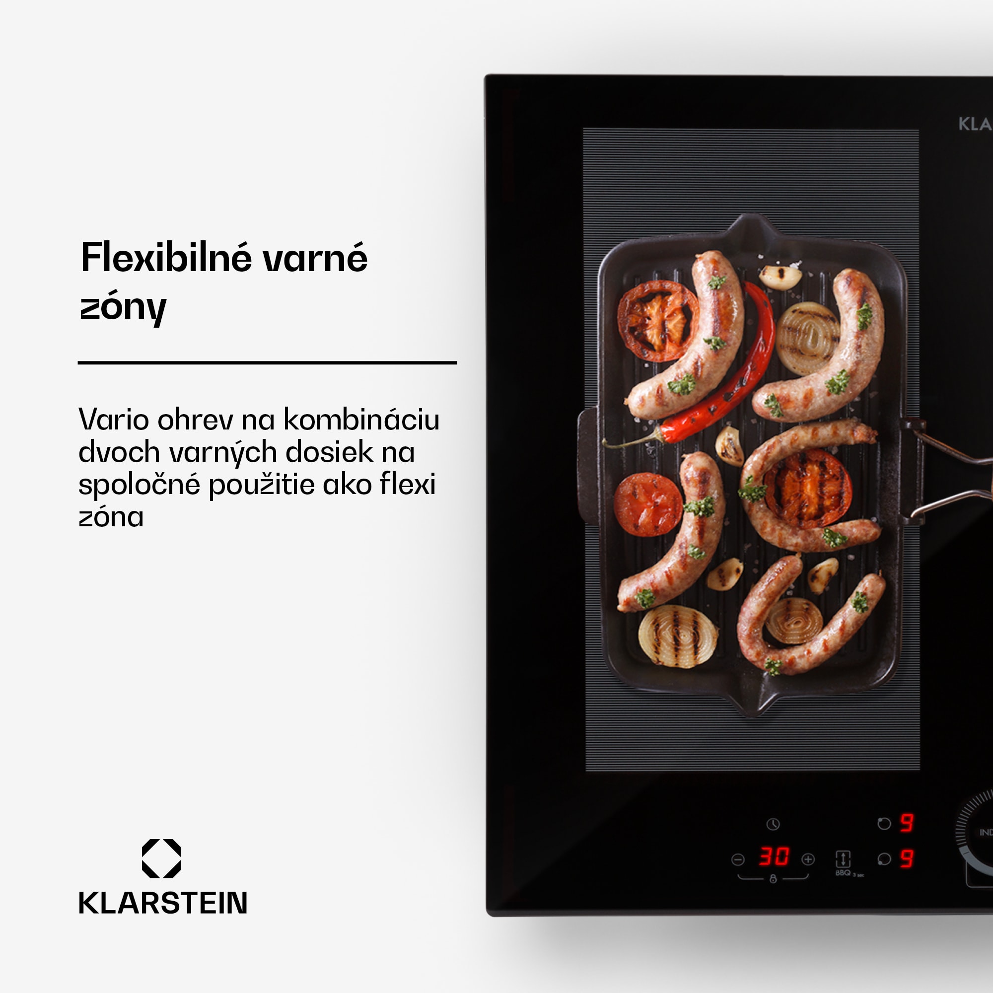 Klarstein Gourmet duo, digestor a indukčná varná doska, výkonné a moderné – Obrázok 4